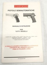 Manuale TANFOGLIO Pistole