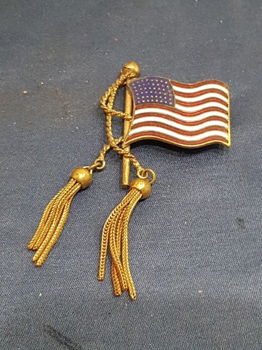 Spilla bandiera americana - americana, in