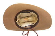 BERRETTO CAPPELLO COWBOY ORIGINALE MONTANA LA SELLA TG 4 -1/2 CAVALLO