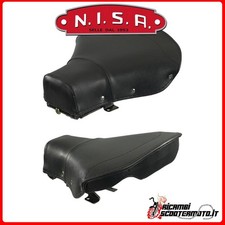 Black NISA saddle Piaggio