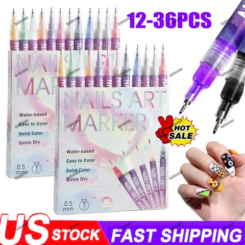 Set penne nail art - set, 12