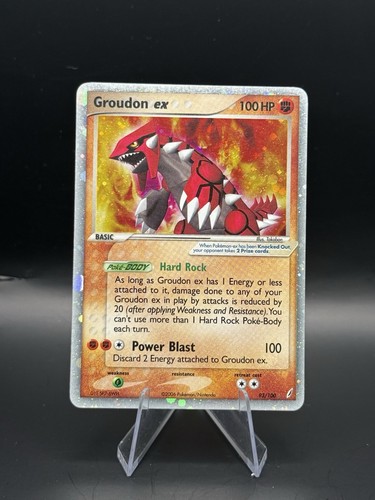 Groudon 100 crystal - ex, 93/100
