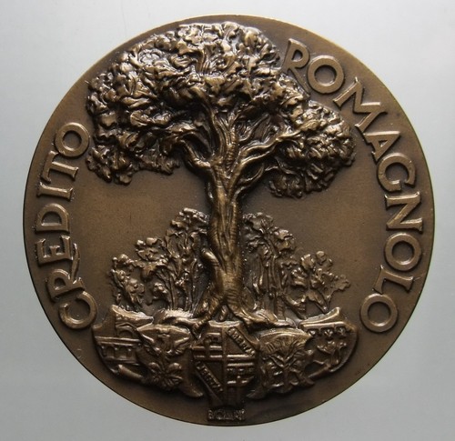 Medaglia credito romagnolo - medaglia,