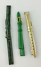 Stock 3 Cinturini Varie Misure Orologi Donna Pelle Attacco 10mm Fondi Magazzino