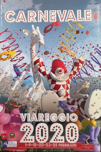 Cartolina carnevale viareggio - cartolina,
