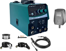 Saldatrice a Filo Continuo Saldatrice MIG No Gas 200A Display Digitale Portatile