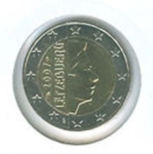 Moneta euro lussemburgo anno - lussemburgo,