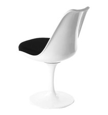 Chaise tulip blanc pivotante