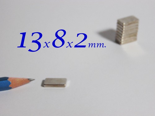 Magneti neodimio 13x8x2 mm - magneti,