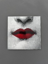Fornasetti Lips 8x8 Ceramic