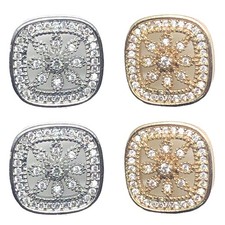  4 Pcs Bottoni Decorativi