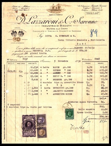 Gf0212 fattura lazzaroni - gf0212, fattura: