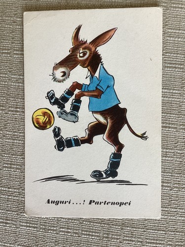 Cartolina calcio napoli - a.c.,