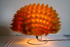 lampada da tavolo "GENESI" grande. design Masayo Ave - Antonangeli - arancione 