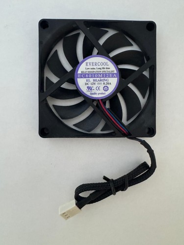 Evercool ec8010m12ea 8x8x1cm - ec8010m12ea,