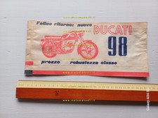 Ducati 98 cappellino da muratore pubblicitario originale factory gadget cap