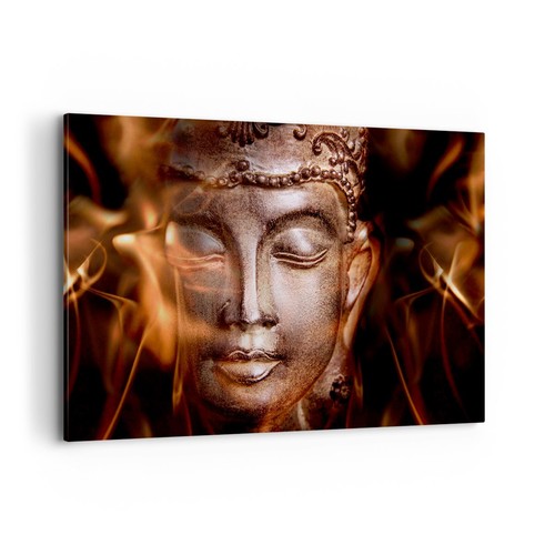 Quadro tela 120x80cm buddha - tela,