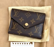 Louis Vuitton Monogram Portefeuille Victorine M62360 Rose Ballerine Compact Wall