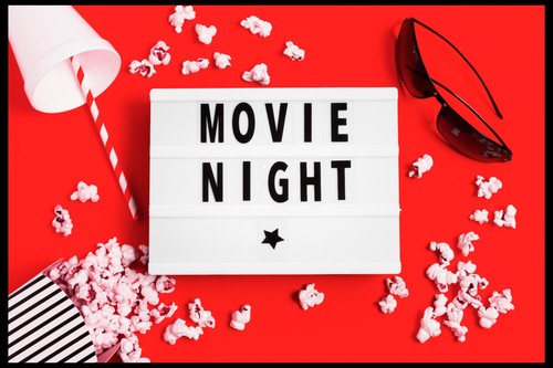 Movie night dvd movies shows - night, &