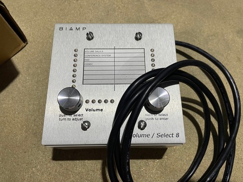 Biamp volume select - volume/select, 8