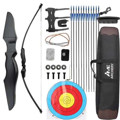 Set frecce dritte ricurve arco