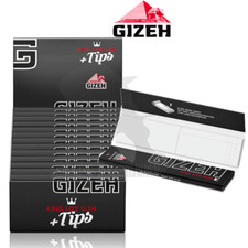 CARTINE GIZEH KING SIZE LUNGHE ROTOLI CARTA E FILTRI IN CARTA 26 LIBRETTI