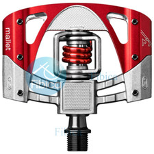 NUOVO CRANKBROTHERS MALLET 3 PEDALI GREZZI ROSSO