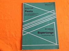 SPARTITO MUSICALE RAFFAELLA CARRA  FIESTA - BUS CONNECTION  ANNO 1978