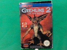 NINTENDO NES GIOCO GREMILINS 2 THE NEW BATCH MATTEL BOXATO 