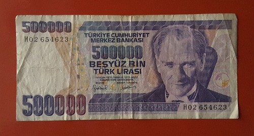 Banconota 500000 lire 1997 - banconota,
