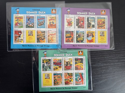 Francobolli disney paperino - disney,