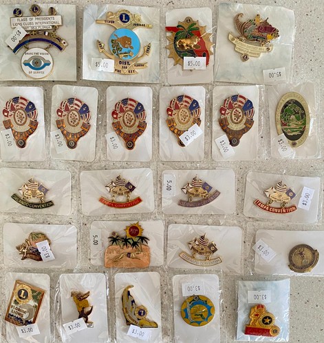 Lotto spille smaltate - 23,