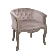 POLTRONA FRANCESE ROSA ANTICO