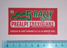 ADESIVO STICKER VINTAGE AUTOCOLLANT AUTO MOTO TUNING RALLY TERRA PREALPI 