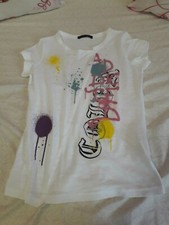 Maglia bambina a fantasia taglia 6/7 Sisley