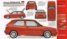 1990/1991 VW Volkswagen RALLYE