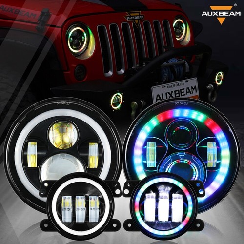 Fari led auxbeam rgb - fari,