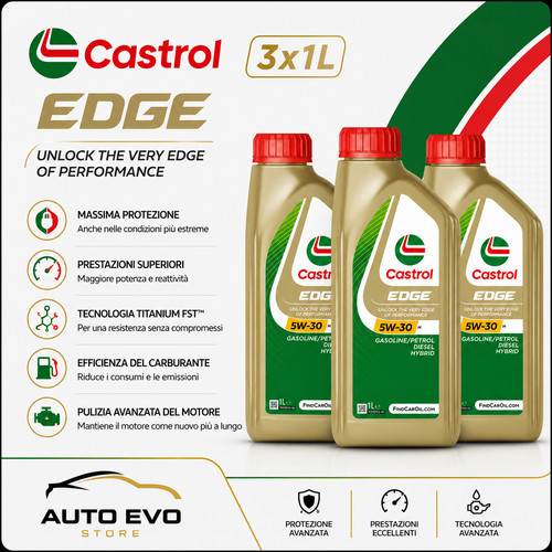 Castrol edge 5w30 olio - edge, 3l