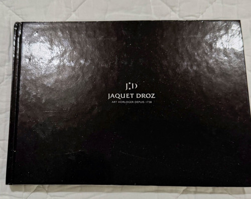 Rarissimo catalogo jaquet droz - rarissimo,