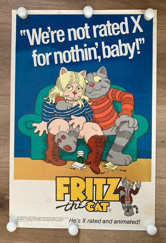 Poster film vintage 1972 fritz - poster,