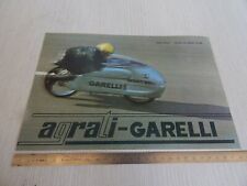 DEPLIANT BROCHURE ORIGINALE AGRATI GARELLI RECORD MONZA MOSQUITO CAR 50 ETC