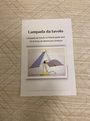Lampada tavolo arteluce - lampada,