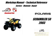 POLARIS SCRAMBLER 50 Manuale