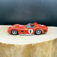 Western Models 1:43 Ferrari 246 SP #6 auto da corsa costruita a mano metallo bianco Inghilterra