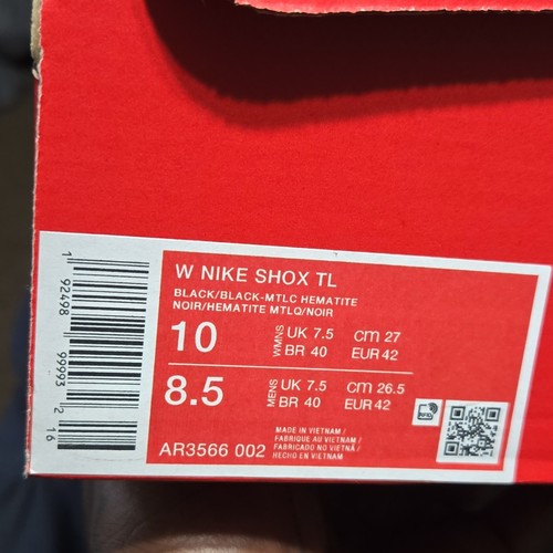 Nike shox sneakers basse - shox, tl