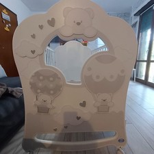 Lettino Pali Bambino Bonnie Con Mongolfiera E Materasso