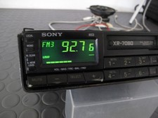 SONY XR-7080 AUTORADIO VINTAGE CAR RADIO 80s 90s TAPE CASSETE PLAYER XR 7080