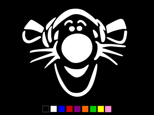 Adesivo tigger stencil winnie - adesivo,
