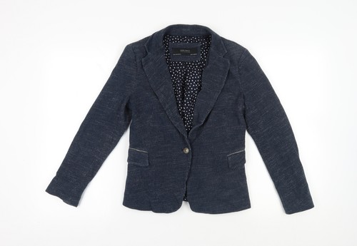Blazer donna blu zara taglia - blazer, zara,