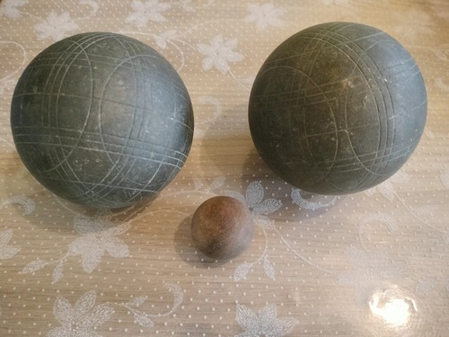 Boccie ferro boccino anni 70 - +,